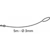 Flamingo nailono pavadėlis katėms 5m x 3mm