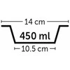 Flamingo neslystantis dugnas bambuko dubuo naminiams gyvūnėliams ø 14cm - 450ml