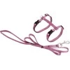 Flamingo - Ziggi Cat harness with line - Rožinė