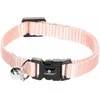 Flamingo šviesiai rožinis antkaklis katėms su varpeliu 20-35 cm