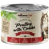 Harrison Pet Products Chicopee Gourmet paukštienos su krabais skardinė katėms 195g