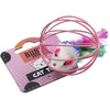 HiBrand Sp. z o.o. Bubu Pets katės žaislas pelė metaliniame tinkliniame kamuoliuke 6 cm (asorti)