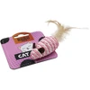 HiBrand Sp. z o.o. Bubu Pets virvelinė pelė su plunksna katei 7 cm 1 vnt. (asorti)
