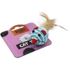 HiBrand Sp. z o.o. Bubu Pets virvelinis kamuoliukas su plunksna 7 cm 1 vnt. (asorti)