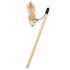 R2Invest Sp. z o. o. Tessa medinė meškerėlė katei su žaisliuku 40 cm (asorti)
