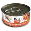 Vafo Praha Sro Brit Care Real Tuna with lašiša in gravy šlapias pašaras katėms 80g