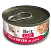 Vafo Praha Sro Brit Care Real vištiena in gravy šlapias pašaras katėms 80g