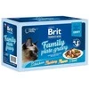 Vafo Praha Sro BRIT Premium Family Plate Mix of Flavors in Sauce - wet food for cats - 12x85g