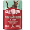 Vafo Praha Sro Carnilove fazanas Gravy with Raspberry Leaves drėgnas pašaras katėms 85g