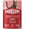 Vafo Praha Sro Carnilove kalakutiena Gravy with Valerian drėgnas pašaras katėms 85g