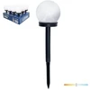 0,06W LED įsmeigiamas šviestuvas su saulės baterija SPHERE G2, juodos/baltos sp., 4000K, IP44