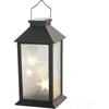 0,06W LED pastatomas lauko šviestuvas su saulės baterija CANDELIO, juodas, 2700K, IP44