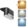 0,06W LED prožektorius su saulės baterija PHOTON, juodas, 3000K, IP44, 8vnt. pakuotė