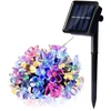0,12W LED girlianda su saulės baterija SOLAR, juoda, RGB, IP44