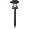 0,12W LED įsmeigiamas šviestuvas SMART+ SOLAR, juodas, 3000/6500K/RGB, dimeriuojamas, su saulės baterija, IP44