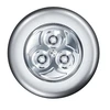 Lubinis šviestuvas 0,23W LED paviršinis šviestuvas DOT-IT, sidabro sp., 7000K, su baterija