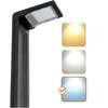 0,2W LED įsmeigiamas šviestuvas su saulės baterija SPIKE, juodas, 6500K, IP44