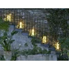 0,5W LED įkraunamas šviestuvas LOLA 45, baltas, 6000K/RGB, IP54, su USB jungtimi, dimeriuojamas