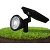 0,5W LED įsmeigiamas šviestuvas su saulės baterija LANCE, juodas, 6000K, IP44