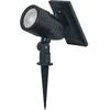 0,6W LED įsmeigiamas šviestuvas SMART+ SOLAR, juodas, 3000/6500K/RGB, dimeriuojamas, su saulės baterija, IP44
