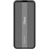 Tellur PBC103 10000mAh išorinė baterija, 2xUSB+Type-C+MicroUSB, juodas