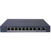 Maršrutizatorius 10 prievadų, 8 PoE komutatorius Hikvision DS-3E1510P-EI/M(B)
