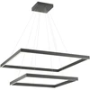 100W LED pakabinamas šviestuvas FEBE, juodas, 3000K, dimeriuojamas, 01-2921