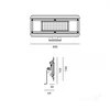 100W LED pramoninis šviestuvas MULTILUXO, juodas, 4000K, IP65