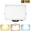100W LED prožektorius DELYO MHN, juodas, 4000K, IP65