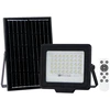 Pakabinamas šviestuvas 100W LED prožektorius su saulės baterija NORLA, juodas, 4000K