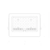 Pakabinamas šviestuvas 100W LED prožektorius su saulės baterija TIARA, pilkas, 4000K