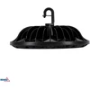 100W LED UFO šviestuvas VOYAGER, juodas, 6000K, IP65