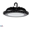 100W LED UFO šviestuvas VOYAGER, juodas, 6000K, IP65