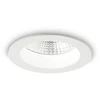 Ideal Lux 10W recessed lamp 1 light BASIC, 3000K, chrome