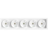 10,5W LED įleidžiamas šviestuvas Juodas FOSTER, matinės baltos sp., 3000K