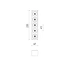 Lubinis šviestuvas 10,5W LED paviršinis šviestuvas Juodas FOSTER SURFACE REMOTE 5, juodas, 3000K