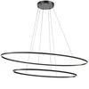 108W LED pakabinamas šviestuvas LEO, juodas, 3000/4000K, dimeriuojamas, 01-3343