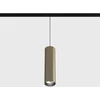 10,8W LED pakabinamas šviestuvas TUB M P į magnetinę sistemą IN_LINE, bronzos sp., 3000K, 48V, 50°, 2G
