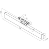 10,8W LED šviestuvas į magnetinius bėgelius XNEO, juodas, 3000K, dimeriuojamas, reguliuojamas