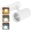 10W LED akcentinis šviestuvas į 3 fazių bėgelius NEXTRACK CORE, baltas, 3000/4000/5000K, 36°