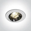 10W LED įleidžiamas pakreipiamas šviestuvas, baltas, 3000K, 11110E/W/W