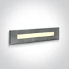 10W LED įleidžiamas sieninis lauko šviestuvas, nerūdijančio plieno sp., 3000K, 68072C/W