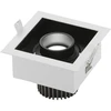 10W LED įleidžiamas šviestuvas APOLLO, juodas, 3000K
