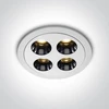 10W LED įleidžiamas šviestuvas, baltas, 3000K, 10110H/W/W