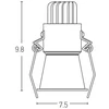 10W LED įleidžiamas šviestuvas, baltas, 3000K, S075