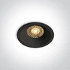10W LED įleidžiamas šviestuvas su filtru nuo akinimo, juodas, 3000/3500/4000K, 10110DH/B/V