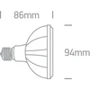 10W LED lemputė, E27, 4000K, 7310H/C
