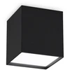 Lubinis šviestuvas Ideal Lux 10W LED lubinis paviršinis šviestuvas KUBIKO, juodas, 3000K, 303314