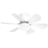 10W LED lubinis šviestuvas - ventiliatorius WIND, baltas, CCT, dimeriuojamas