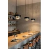 10W LED pakabinamas šviestuvas ECLIPSE, juodos/dūmų sp., 2700K, C4029090N